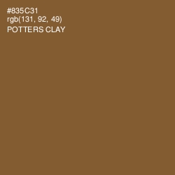 #835C31 - Potters Clay Color Image